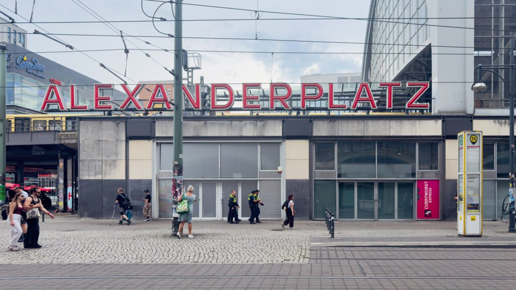 Alexander Platz train station berlin