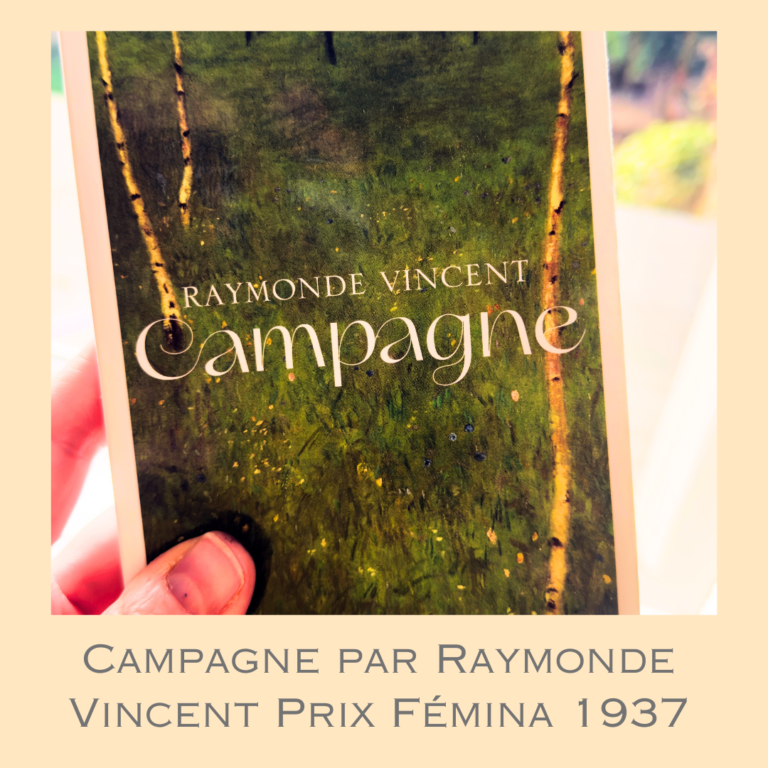 Campagne par Raymonde Vincent – Prix Fémina 1937