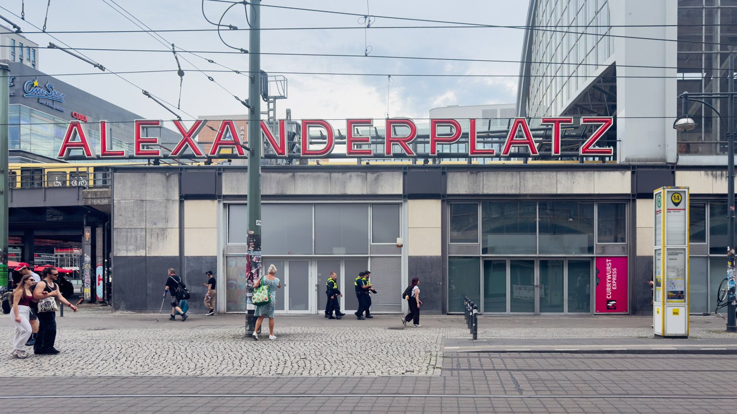 Alexander Platz train station berlin